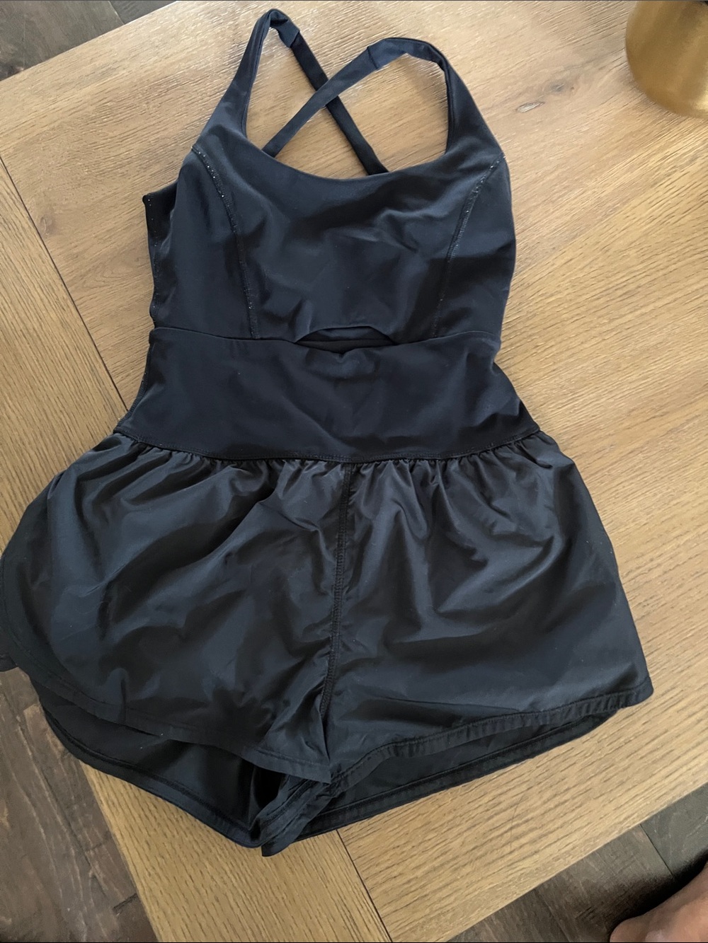 Free People - black runsi Romper - Picture 2 of 2